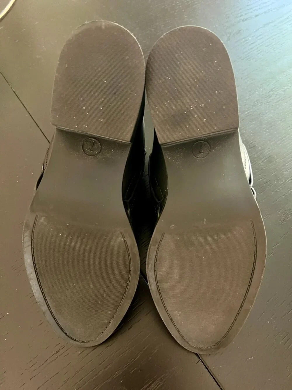 Dolcetta by Dolce Vita Black Slip-On Ankle Booties - Size 7